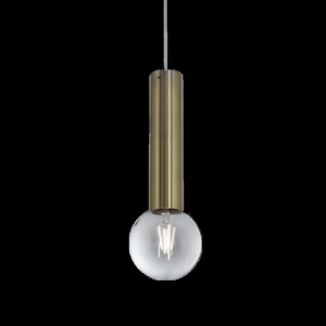 COLGANTE TUBE 25CM E27 BAÑADO