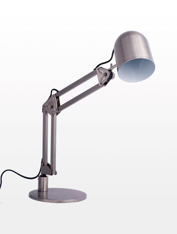 LAMPARA ESCRITORIO TIPO PIXAR PANTALLA BALA 2 BRAZOS PLATIL