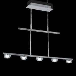 COLGANTE LINEAL LIER C/TULIPAS LED 5-L 5W "ACRI"